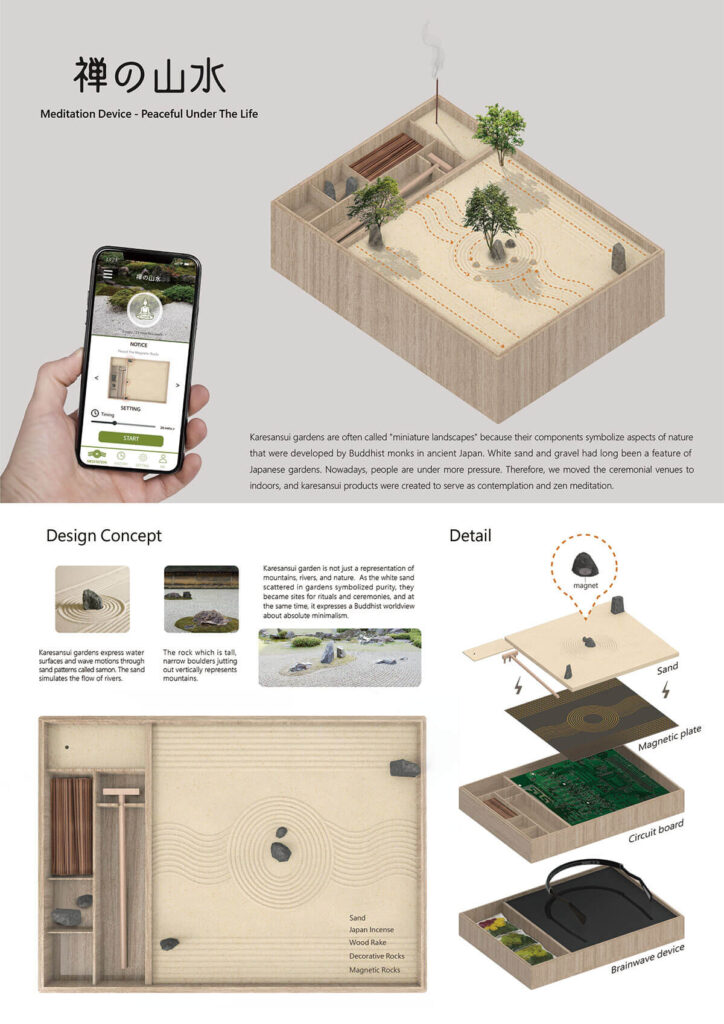 ZEN SANSUI – MEDITATION DEVICE 禪の山水 – 陳彥廷設計・剪紙・官網